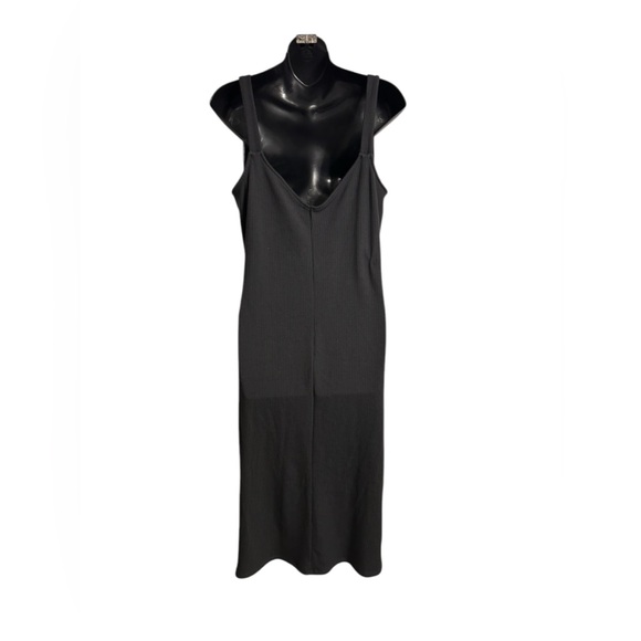 Urban outfitters ribbed midi dress with buttons - Picture 5 of 7